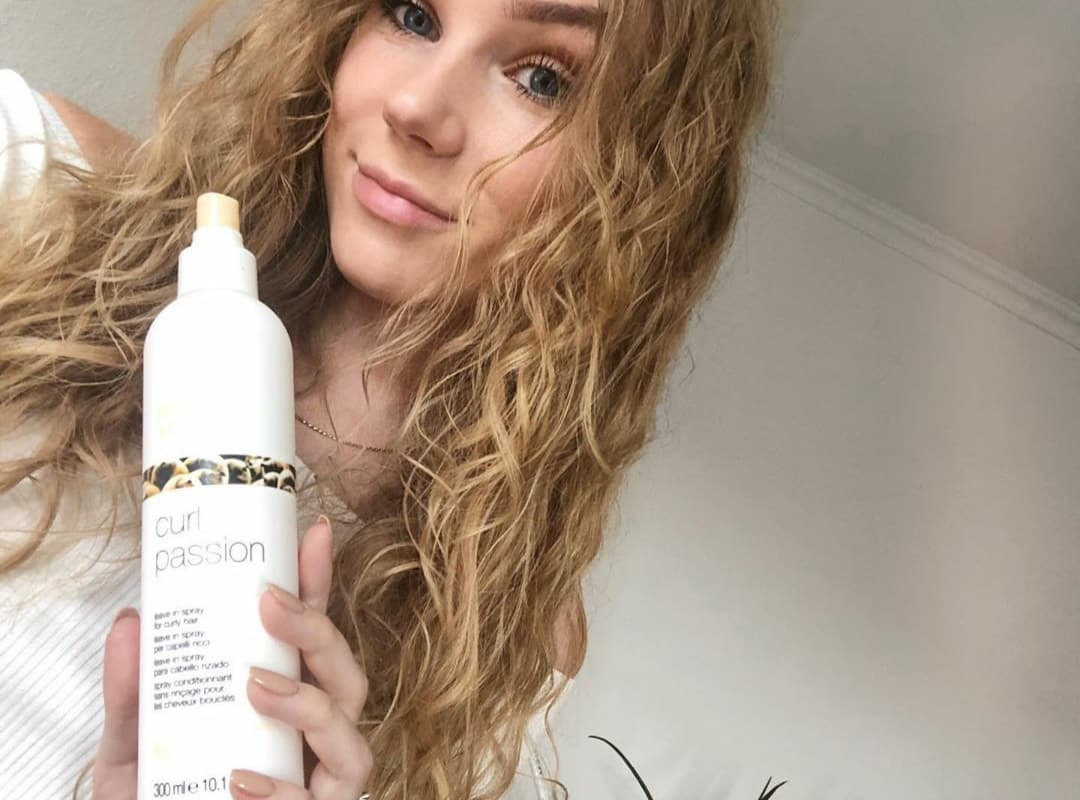 @annamatildefisker Natural curls using products from @milkshakedanmark ✨