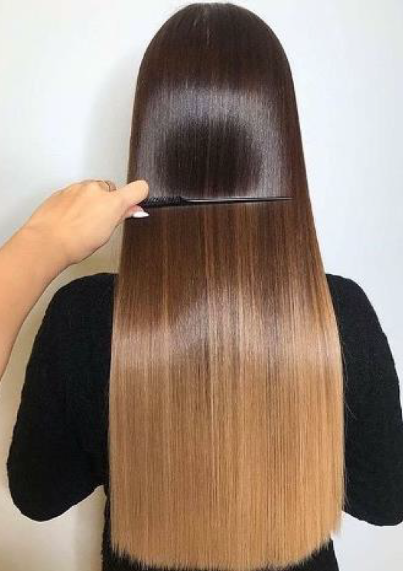 glattejern brugt på hår